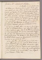 1 vue Bonnet, Charles. Copie de lettre à Louis-Frédéric Lombard. - Genthod, 30 juillet 1784