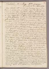 2 vues  - Bonnet, Charles. Copie de 2 lettres à Mr Le Roy. - Genthod, 31 août 1784 - 6 avril 1785 (ouvre la visionneuse)