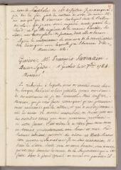 4 vues Bonnet, Charles. Copie de 2 lettres à François Sarasin. - Genthod, 20 septembre 1784 - 3 juillet 1785