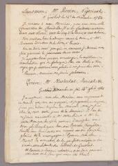 1 vue  - Bonnet, Charles. Copie de lettre à Jean-Louis-Guillaume Mestrezat. - Genthod, 14 novembre 1784 (ouvre la visionneuse)