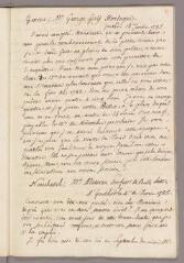 1 vue Bonnet, Charles. Copie de lettre à Georges Goy. - Genthod, 18 janvier 1785