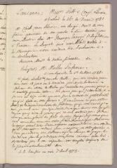 1 vue  - Bonnet, Charles. Copie de lettre à \'Messrs Pott et Comp. Libraires\'. - Genthod, 26 février 1785 (ouvre la visionneuse)