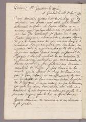 1 vue Bonnet, Charles. Copie de lettre à Paul Gaussen. - Genthod, 26 avril 1785