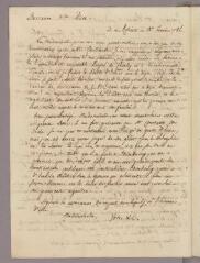 1 vue  - Bonnet, Charles. Copie de lettre à Julie Rieu. - \'De ma Retraite\', 18 février 1786 (ouvre la visionneuse)
