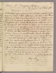 2 vues Bonnet, Charles. Copie de 2 lettres à Etienne-Alexandre Bousquet. - Genthod, 24 - 30 avril 1786
