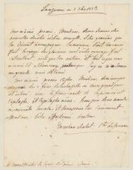 4 vues Rohan-Chabot, [Louis-Antoine]. Lettre autographe signée à Marc-Théodore Bourrit. - Lausanne, 7 septembre 1773