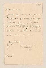 2 vues [...], Franz. Carte autographe signée à Auguste Bouvier.- Montauban, 6 avril 1879