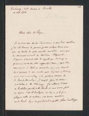 4 vues Leclère, A[lbert]. 1 l.a.s. à Edouard Claparède. - Fribourg, 4 mai 1910