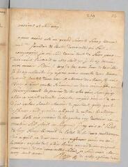 2 vues  - Rey. Lettre autographe signée à Antoine Court.- sans lieu, fin octobre 1720 (ouvre la visionneuse)