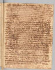 4 vues  - Salgues le cadet. Lettre autographe signée \'C.S.\' à Antoine Truoc [Court].- Durfort, 30 septembre 1720 (ouvre la visionneuse)