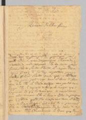 4 vues  - [Court, Antoine]. Lettre autographe à [Pierre Corteiz].- sans lieu ni date [1718] (ouvre la visionneuse)