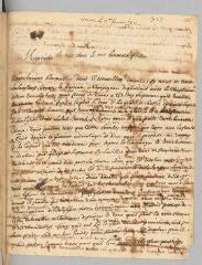 4 vues  - Lettre des Anciens de l\'Eglise de Sauve signée \'A.B.C.D.F.V.\' à \'Monsieur Jourdant\'.- Sauve, 20 janvier 1721 (ouvre la visionneuse)