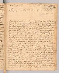 2 vues  - Lettre des prisonniers de La Rochelle signée \'P. Salle pour tous\' à Antoine Court.- Prison royale de La Rochelle, 24 avril 1721 (ouvre la visionneuse)