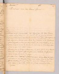 6 vues  - Secrétan, J[ean]-P[ierre]. Lettre autographe signée à Antoine Court.- Vevey, 27 avril 1721 (ouvre la visionneuse)