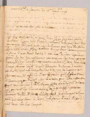 4 vues  - B[ruxelle]. Lettre autographe signée \'B.\' à \'Truoc\' [Antoine Court].- Sauve, 10 mai 1721 (ouvre la visionneuse)