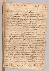 4 vues  - Durand, [Pierre]. Lettre autographe signée à \'Messieurs Corteiz ou [Jean Rouvière dit] Crotte\'.- sans lieu, 7 juin 1721 (ouvre la visionneuse)