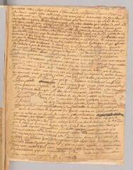 2 vues  - Corteiz, P[ierre]. Lettre autographe signée à mademoiselle [Isabeau] Corteiz.- sans lieu ni date [mai-juin 1721] (ouvre la visionneuse)