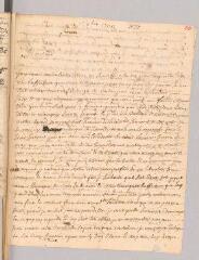 4 vues  - Gazay. Lettre autographe signée \'Goa\' à A[ntoine] C[ourt].- sans lieu, 7 octobre 1720 (ouvre la visionneuse)