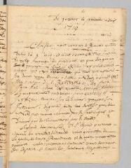 4 vues C[orteiz, Pierre]. Lettre autographe à [Antoine] Court.- 1er avril 1719