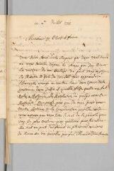 4 vues  - Joffre, [Jacques]. Lettre autographe signée à Antoine Court.- 2 juillet 1731 (ouvre la visionneuse)