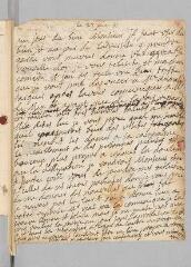 2 vues  - [Goson, Marion de ?]. Lettre autographe non signée à Antoine Court.- 27 juin 1731 (ouvre la visionneuse)