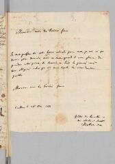 2 vues  - Bettex, A., ministre. Lettre autographe signée à Antoine Court.- 26 mai 1731 (ouvre la visionneuse)