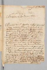 2 vues  - Guex, Fr. Lettre autographe signée \'Fr. Guex min[istre]\' à Antoine Court.- 5 août 1731 (ouvre la visionneuse)