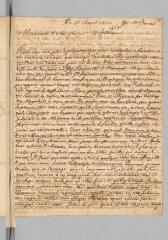 4 vues  - Durand, P[ierre]. Lettre autographe signée à Antoine Court.- 11 août 1731 (ouvre la visionneuse)