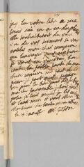 4 vues  - Goson, [Marion?] de. Lettre autographe signée à Antoine Court.- 15 août [1731] (ouvre la visionneuse)