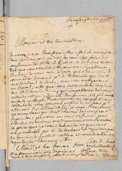 2 vues  - Guex, Fr., ministre. Lettre autographe signée à Antoine Court.- Vevey, 4 septembre 1731 (ouvre la visionneuse)