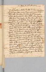 4 vues  - Cabrières, [Françoise et Marguerite]. Lettre autographe signée \'les filles C[...]\' à Antoine Court.- Nîmes, 7 septembre 1731 (ouvre la visionneuse)