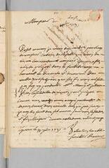 2 vues  - Ravier, [Anselme]. Lettre autographe signée à Antoine Court.- Genève, 11 septembre 1731 (ouvre la visionneuse)