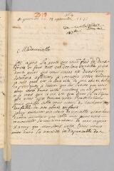 4 vues  - Gaillard et Durant, mesdemoiselles. Lettre autographe signée à Antoine Court.- Genève, 18 septembre 1731 (ouvre la visionneuse)