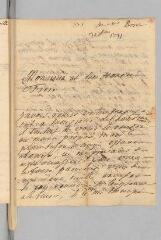 4 vues  - Perret. Lettre autographe signée à Antoine Court.- Vevey, 30 septembre 1731 (ouvre la visionneuse)