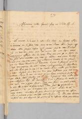 4 vues  - Betrine, [Jean], dit Mathieu. Lettre autographe signée \'Mathieu\' à \'Monsieur Deontrespac\' [Antoine Court].- 2 octobre 1731 (ouvre la visionneuse)
