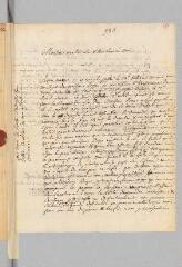 6 vues  - [Claris, Barthélémy]. Lettre autographe signée \'Jonquière\' à \'Monsieur de Gontrespac\' [Antoine Court].- 24 octobre 1731 (ouvre la visionneuse)