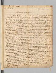 4 vues  - Corteiz, [Pierre]. Lettre autographe signée à Antoine Court.- 29 octobre 1731 (ouvre la visionneuse)