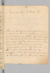 4 vues  - Roumier. Lettre autographe signée à [Antoine Court].- Apples, 3 novembre 1731 (ouvre la visionneuse)