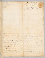 2 vues  - Beaulieu, de. Lettre autographe signée à \'M. Court ministre du St. Ev. chez luy\'.- janvier 1730 (ouvre la visionneuse)