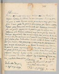 2 vues  - Faucogney. Lettre autographe signée à Antoine Court.- 29 mai 1730 (ouvre la visionneuse)