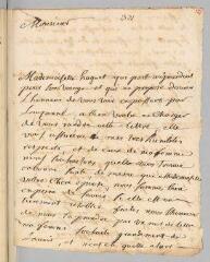 4 vues  - Courtessere. Lettre non signée à Antoine Court.- Berne, 2 juin 1730 (ouvre la visionneuse)