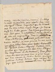 4 vues  - Salgues l\'aîné. 2 lettres autographes non signées à [Antoine Court].- 21 septembre 1728 et sans date (ouvre la visionneuse)