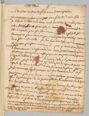 2 vues  - Bal[di]. Lettre autographe signée \'Bal\' à [Antoine Court].- 6 octobre 1728 (ouvre la visionneuse)