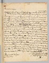 2 vues  - B[oyer, Jacques]. Lettre autographe signée \'B.\' à Antoine [Court].- 6 juin 1729 (ouvre la visionneuse)