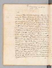 5 vues Court, Antoine. Minute autographe d'une lettre à [Thomas ?] Galafrès et Valette.- 19 décembre 1751