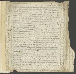 1 vue Cramer, Gabriel. Brouillon de lettre à Nicolas Bernoulli. - Sans lieu, 1er septembre 1750