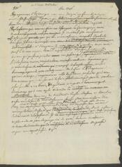 2 vues Cramer, Gabriel. Minute de lettre à l'Académie de Berlin. - Sans lieu, décembre 1746