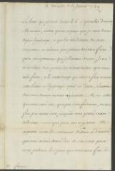 4 vues  - Aguesseau, Henri-François d\'. Lettre non autographe signée à Gabriel Cramer. - Versailles, 4 janvier 1749. (ouvre la visionneuse)
