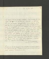 1 vue  - La Condamine, Charles Marie de. Lettre autographe signée à Gabriel Cramer. - Paris, 20 juin 1751 (ouvre la visionneuse)