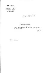 5 vues  - Michelet, J[ules]. Lettre autographe signée à M. A[uguste] de la Rive. - St. Gervais, 27 juillet 1865. 2 f. in-octavo (ouvre la visionneuse)